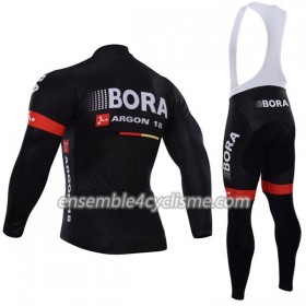 Tenue Maillot M/L + Collant à Bretelles 2017 Bora-Hansgrohe N003